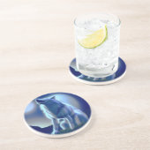 Wolf Howling Onderzetter (Zijkant)