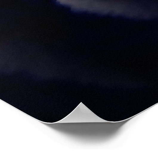 Wolf Howling op Moon Poster Print - Wolf Posters (Hoek)