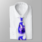 Wolf Howling op Moon Stropdas (Gebonden)