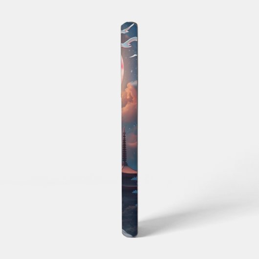 Wolf Howling Samsung Galaxy Hoesje (Linkerkant)