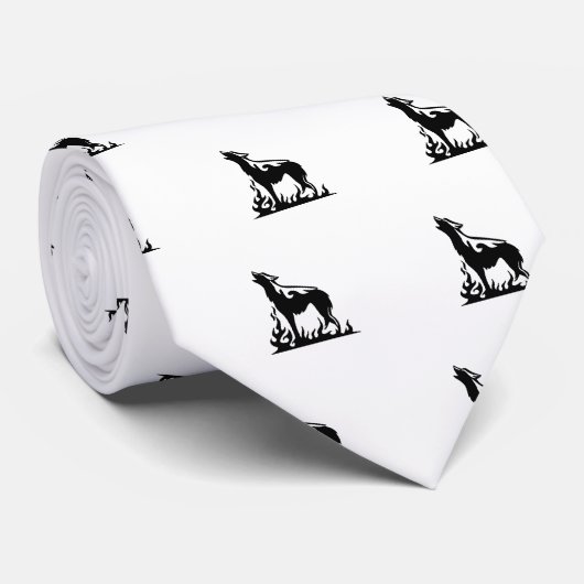 Wolf Howling Stropdas (Opgerold)