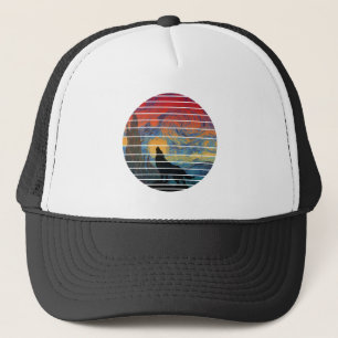 WOLF HUILEN ABSTRACTE STIJL TRUCKER PET