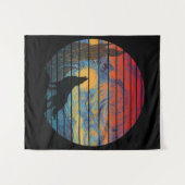 WOLF HUILEN ABSTRACTE STIJL WANDKLEED (Voorkant (horizontaal))