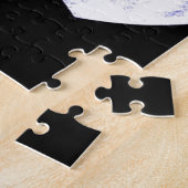 Wolf huilen bij Moon Blue Nşght Fullmoon Legpuzzel (Zijkant)