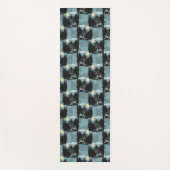 Wolf huilt bij maanpatroon yogamat (Voorkant)