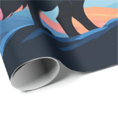 Wolf Huilt naar de Maan Cadeaupapier (Rol Hoek)