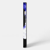 Wolf huilt naar de maan iPhone hoesje (Linkerkant)