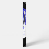 Wolf huilt naar de maan iPhone hoesje (Linkerkant)