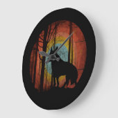 WOLF HUNTER GROTE KLOK (Hoek)