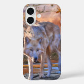 Wolf HUNTING GROUNDS Case-Mate iPhone Case (Achterkant)