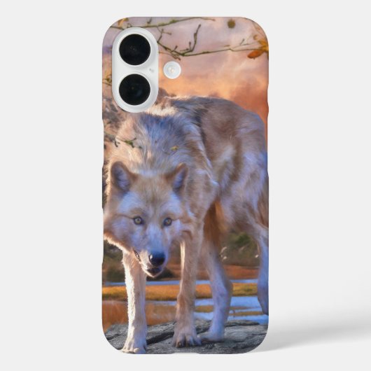 Wolf HUNTING GROUNDS Case-Mate iPhone Case (Achterkant)
