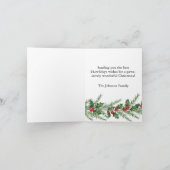 Wolf Husky Hondenliefhebbers Grappige Woordspeling Feestdagen Kaart (Binnen)