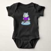 Wolf IJshockey stick Romper (Voorkant)