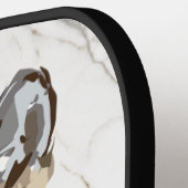 Wolf Illustratie Pickleball Paddle (Links Detail)