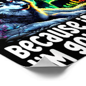 Wolf I'm Gonna Let Karma Fix It Cause If I Fix It Poster (Hoek)