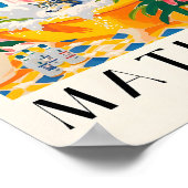 Wolf in bad Grappig Poster, Matisse Art Print, M Poster (Hoek)