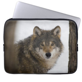 Wolf in Bossen Electronics Bag Laptop Sleeve