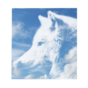 Wolf in Clouds Notitieblok