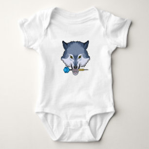 Wolf in Darts met Dart Romper