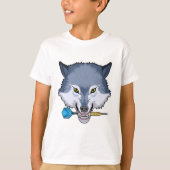 Wolf in Darts met Dart T-shirt (Voorkant)
