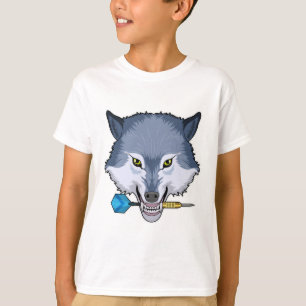 Wolf in Darts met Dart T-shirt