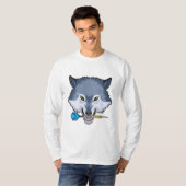 Wolf in Darts met Dart T-shirt (Voorkant volledig)
