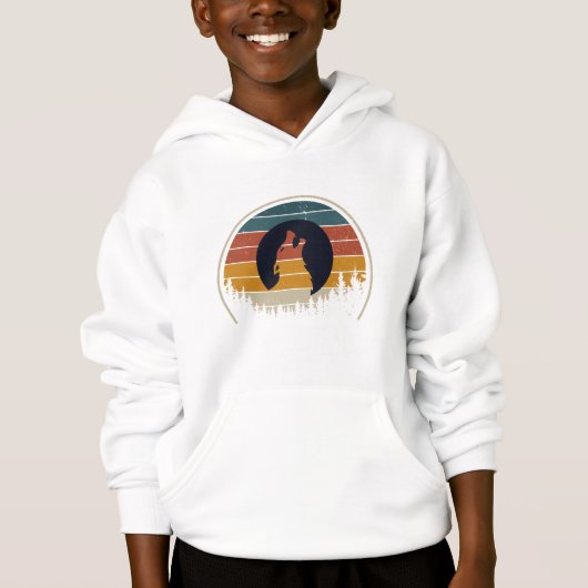 WOLF in de Bossen Silhouette T-Shirt (Voorkant)