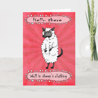 Wolf in de kleding van de schaap, Hallo daar. Kaart