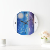 Wolf in de mist grote klok (Huis)