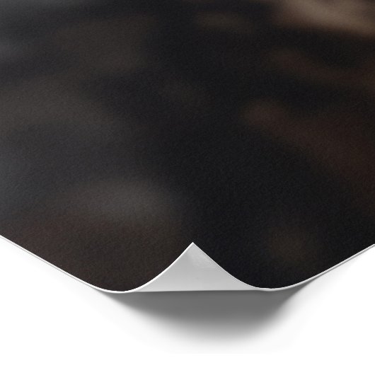 Wolf in de natuur poster (Hoek)