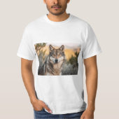Wolf in de natuur t-shirt (Voorkant)