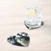 Wolf in de sneeuw kartonnen onderzetters (Insitu)