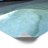 Wolf in de sneeuw poster (Hoek)