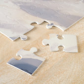 Wolf in de winter legpuzzel (Zijkant)