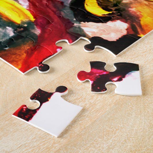 Wolf in de winter legpuzzel (Zijkant)