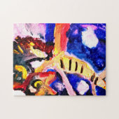Wolf in de winter legpuzzel (Horizontaal)