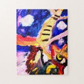 Wolf in de winter legpuzzel (Verticaal)