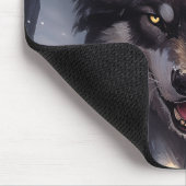 Wolf in de winter muismat (Hoek)