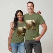 Wolf in Glen Mannen T-shirt (Unisex)