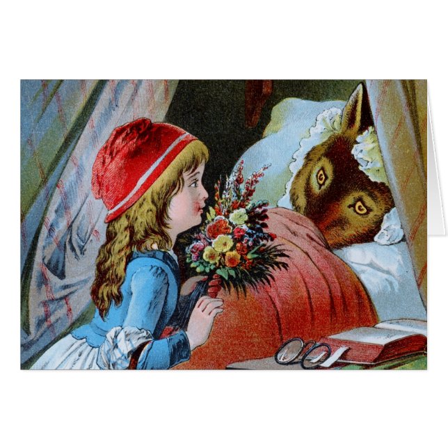 Wolf in Grandma Bed (Voorkant Horizontaal)