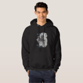 Wolf in hart en nieren hoodie (Voorkant volledig)