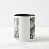 Wolf in het bos in de winter mok (Midden)