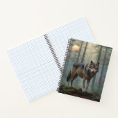 Wolf in het Bos Notitieboek (Binnen)