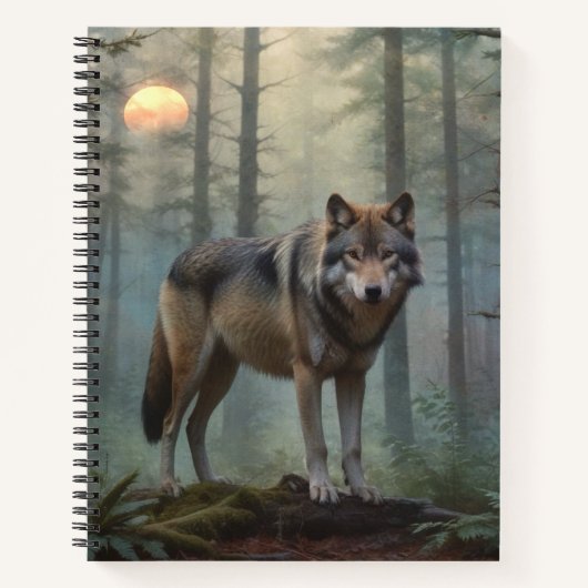 Wolf in het Bos Notitieboek (Voorkant)