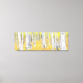 Wolf in het najaar Bossen Canvas Afdruk (Voorkant)