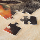 Wolf in het najaar legpuzzel (Zijkant)