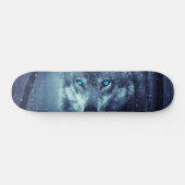 Wolf in het sneeuwskateboard persoonlijk skateboard (Horizontaal)
