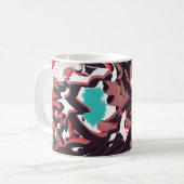 Wolf in het voorjaar koffiemok (Voorkant links)