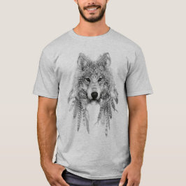 Wolf in inheemse Apparel T-shirt