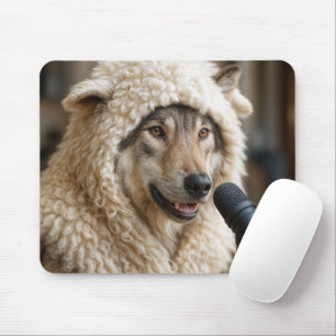 Wolf in schaapskleren maakt podcast muismat
